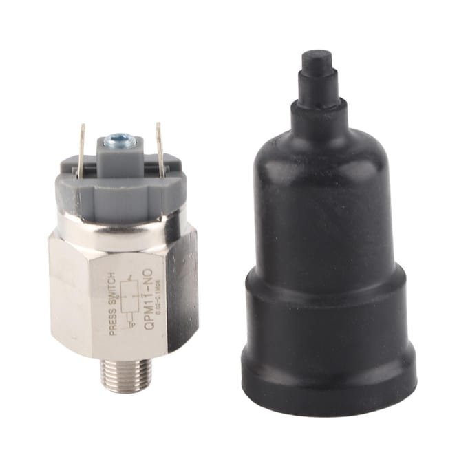 Normaal Open Drukschakelaar G1 8in QPM11‑NO 0.02 0.1Mpa Schakelaar AC220V 48VAC DC