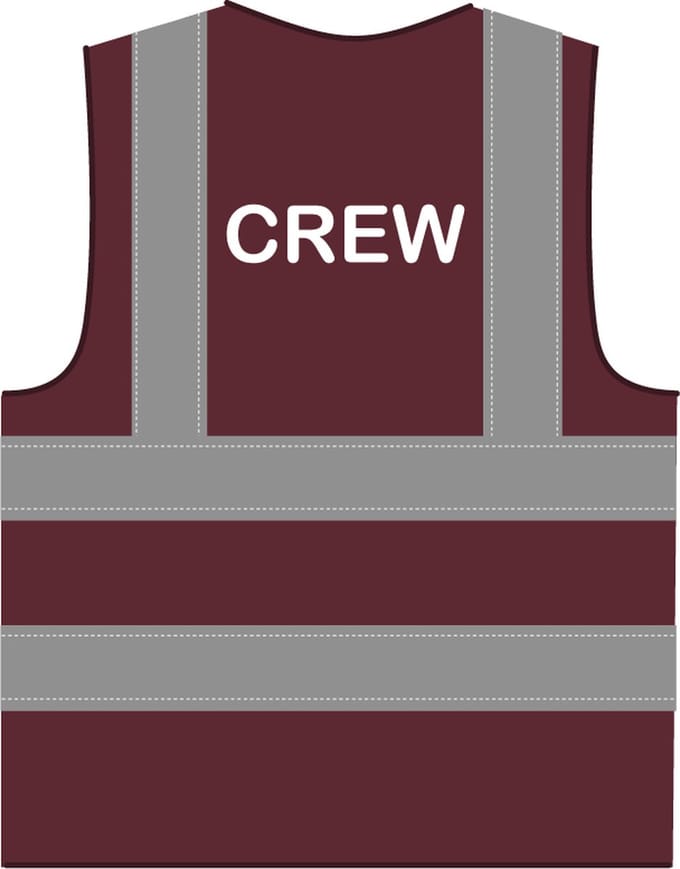 Crew hesje RWS bordeauxrood