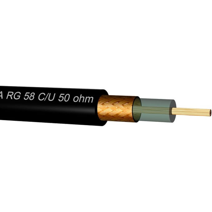 Draka RG58 C/U Coax Kabel - 113813-1000 [1000 Meter]