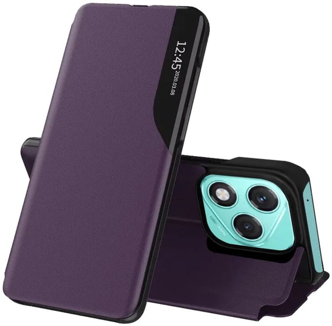 Hoesje geschikt voor HONOR 400 Lite - Techsuit eFold Book Case - Paars