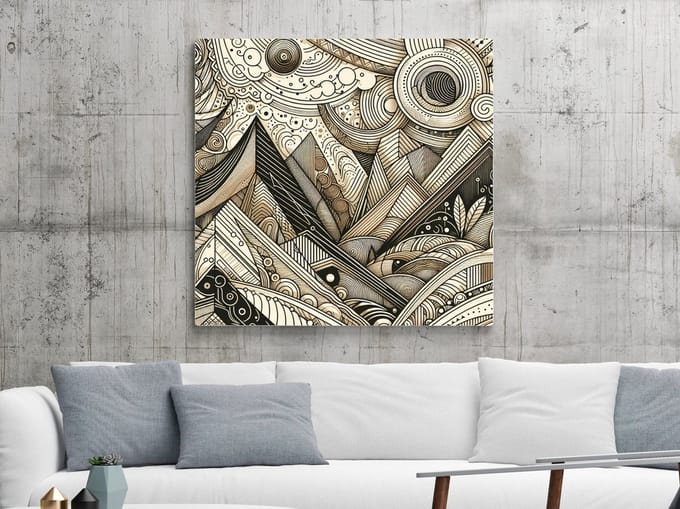 Kunstprint | Wanddecoratie | Dibond | 20 × 20 cm