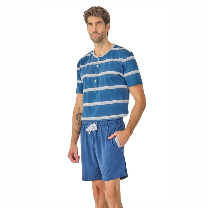 Heren Zomerse Korte Mouwen Pyjama JJB21