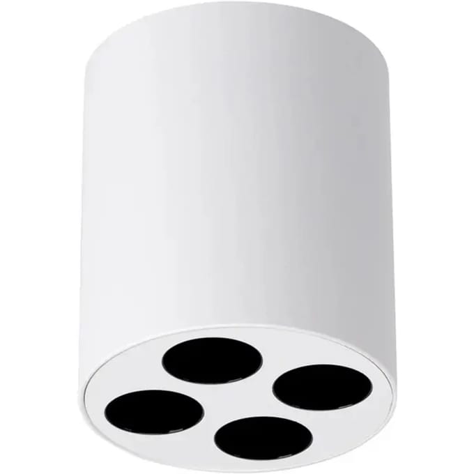 Sollux Lighting Plafondlamp Zoe - LED - wit - aluminium - 8.3x7.2x7.2cm
