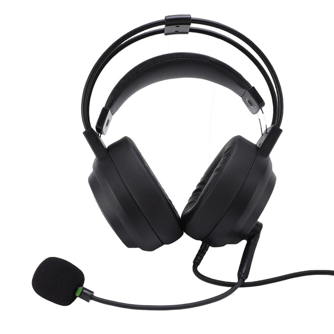 Over-Ear Koptelefoon Adaptieve Dubbele Balkstructuur Comfortabele Bedrade Headset met Microfoon voor