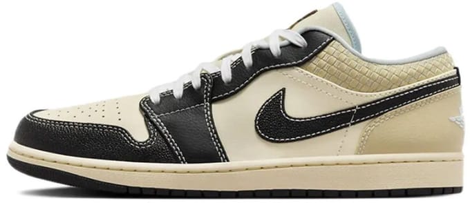 Jordan 1 Low SE Coconut Milk Black Muslin