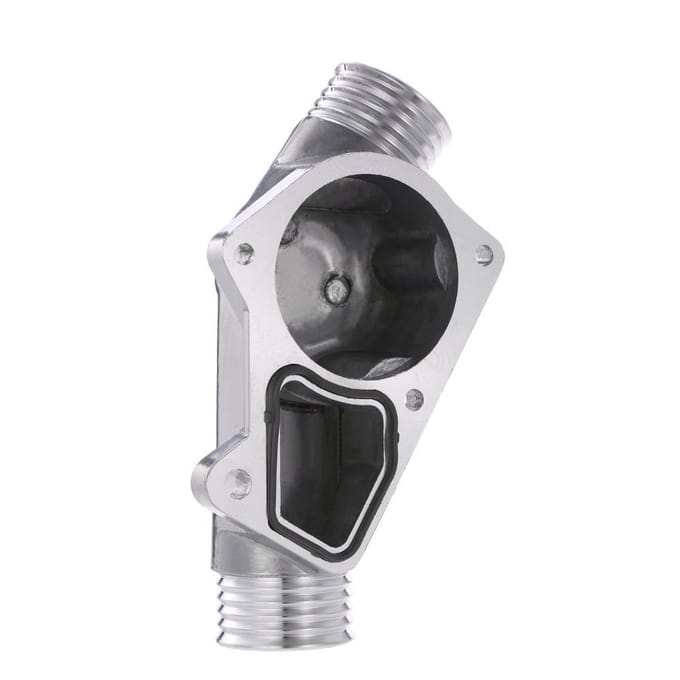 Aluminium thermostaatbehuizingsdeksel met pakking voor BMW M3 Z3 E34 E36 gray