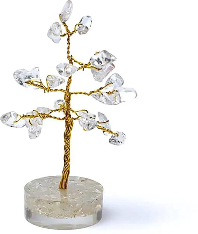 Edelsteenboom bergkristal - 8cm