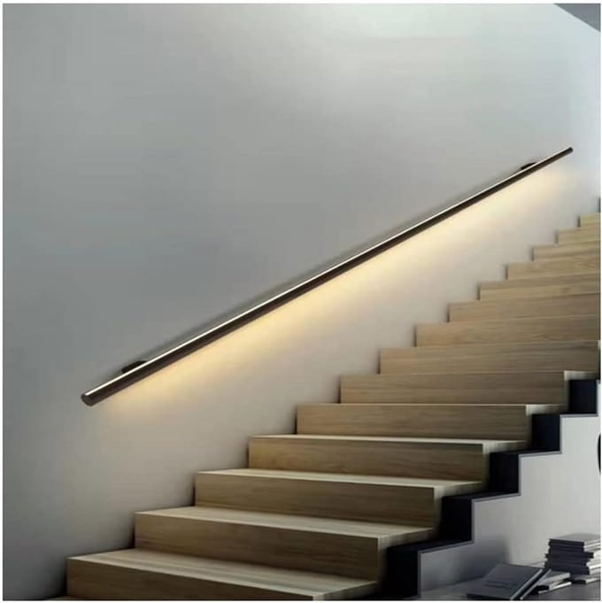 LED Trapleuning - Verlichte Handgreep - Veiligheid Verbeteren - Met Sensor - 1.5 Meter - Warm Licht