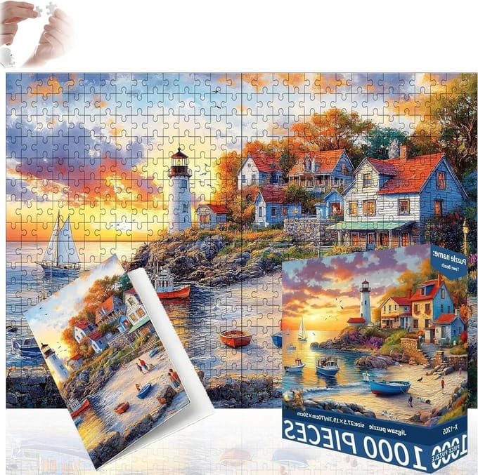 Legpuzzel Volwassenen - Puzzel Spel - Ontspanning Thuis - Gedetailleerd Landschap - 70 x 50 cm - Multicolor