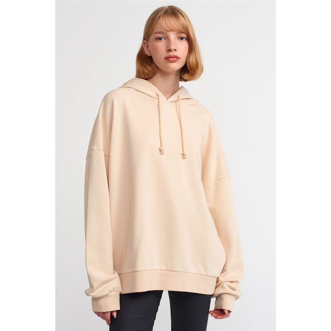 Oversized Katoenen Hoodie Sweatshirt