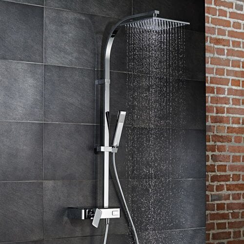 HSK AquaSwitch RS 500 Mix with overhead shower super flat 30 x 30 cm, 1001840-07-KB17