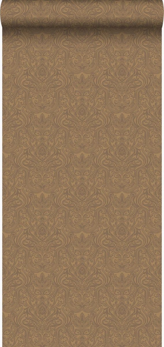 Origin Wallcoverings behang ornamenten glanzend brons - 53 cm x 10.05 m - 346533