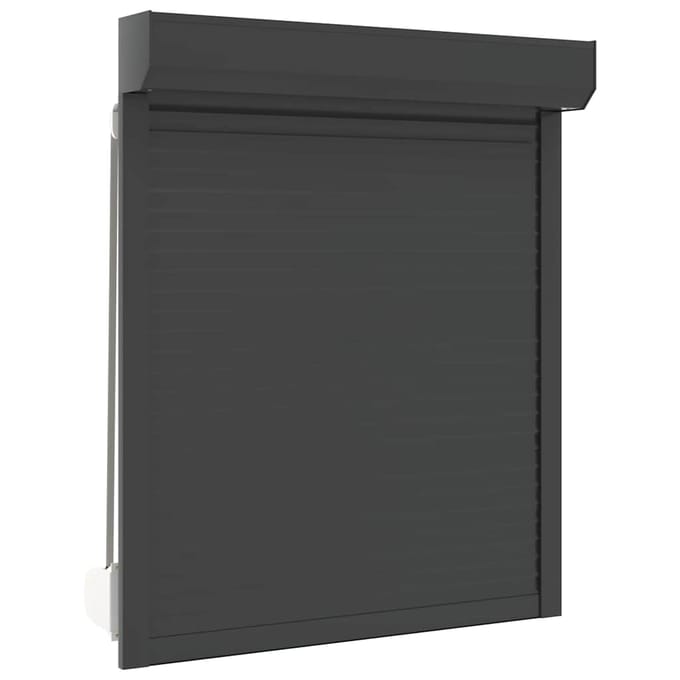 vidaXL Rolluik 100x120 cm aluminium antracietkleurig