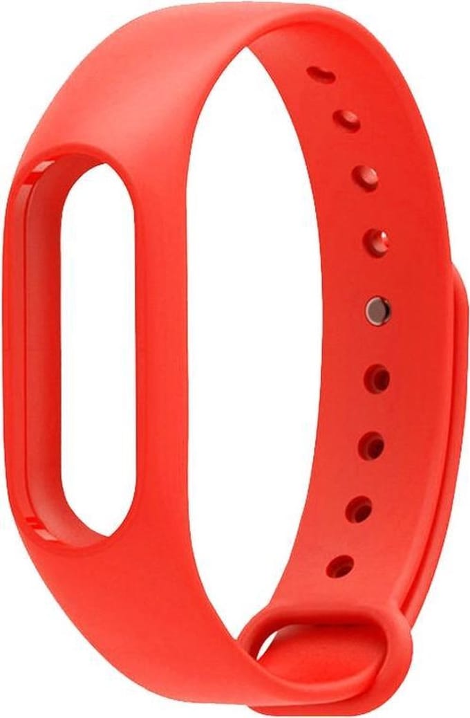 By Qubix - Geschikt voor Xiaomi Mi band 2 bandje voor CA0600B - Rood