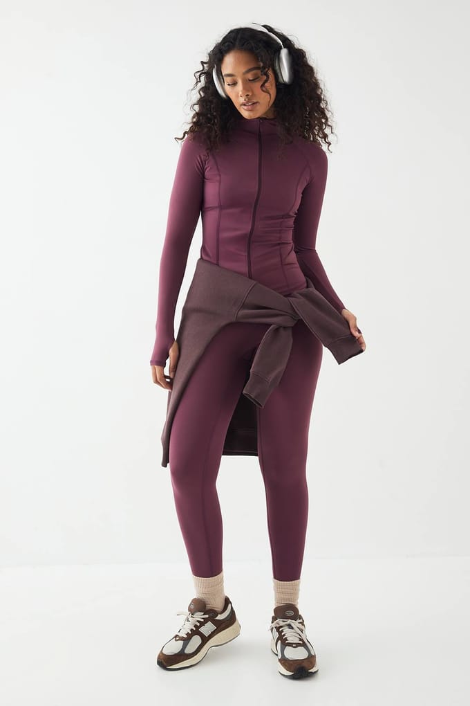 Dames DSGN Studio Tall Ultra Sculpt Hoge Taille Legging | Plum | Maat: XL
