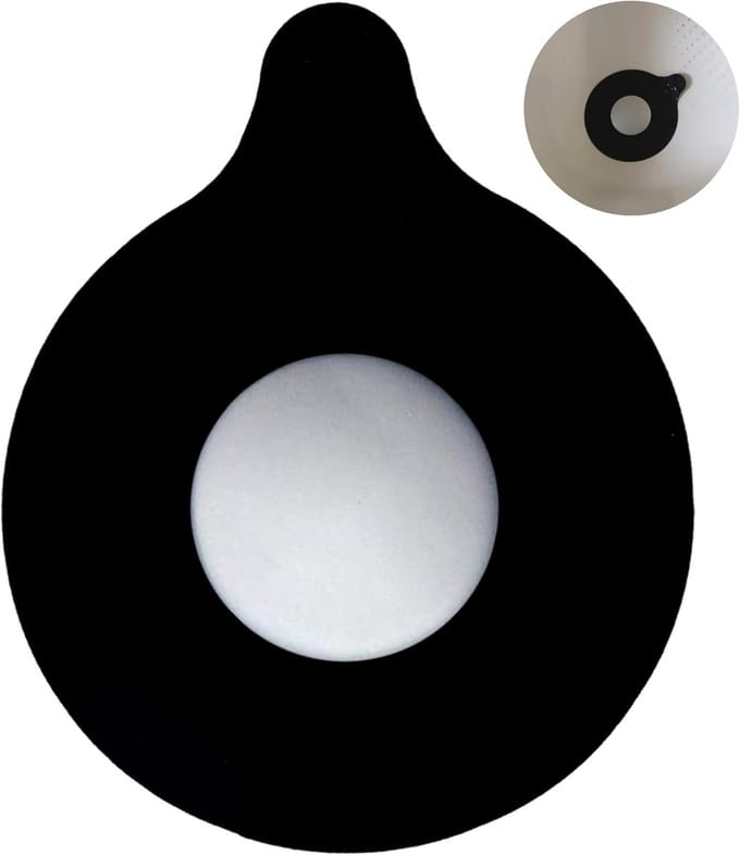 Universele Afvoerstop - Douchegootstop - Water Besparen - 100% Afdichting - 13 cm - Zwart