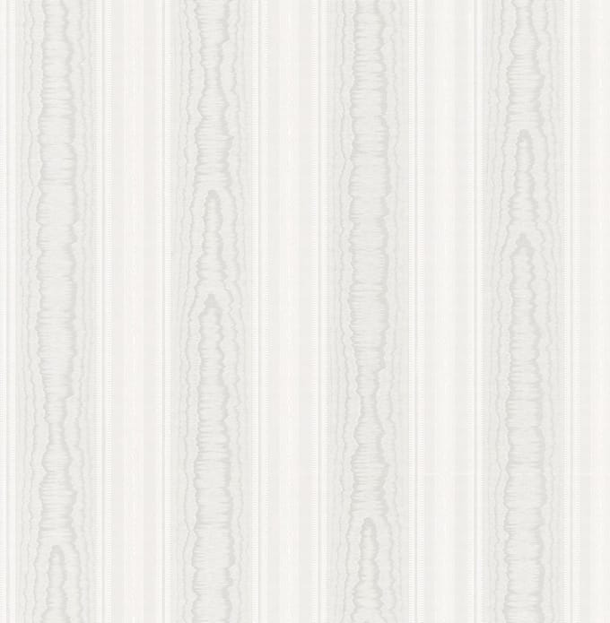 Strepen behang Profhome 765819-GU vinylbehang licht gestructureerd met strepen mat wit 5,33 m2