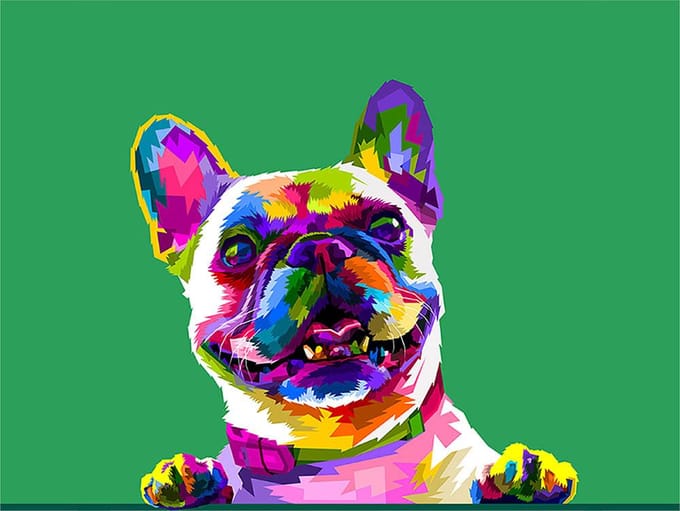 TMK ArtDeko - Snijplank - Glas - 40x30cm - Hond