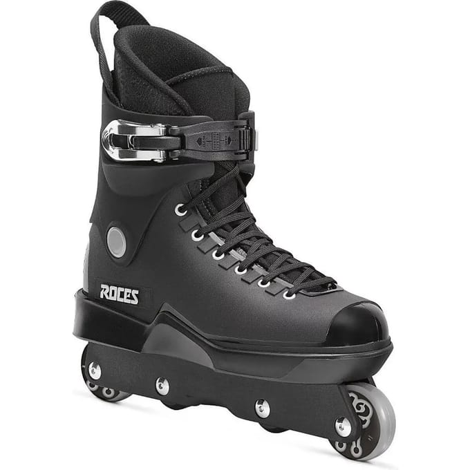 Roces M12 UFS Stunt Skates Zwart - Volwassenen - UFS Frame & High-Impact Shell - Maat 48