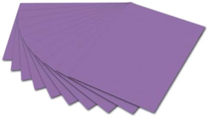 Folia tekenpapier 50x70 cm 130 gr 10 vel donker lila creatief.