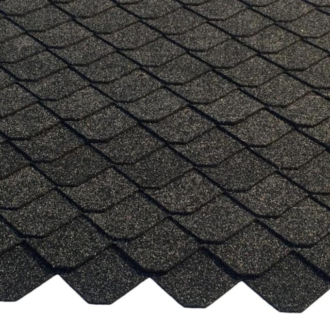 Dakshingles set - Dakbedekking strips - Dak reparatie - Leisteen look - 020 m² - Grijs
