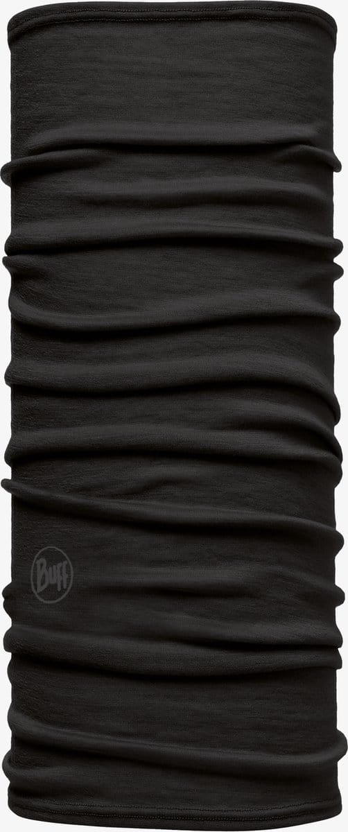 BUFF® Merino Lightweight SOLID BLACK - Nekwarmer - Kids