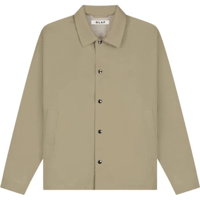 Olaf Workwear Coach Jacket Jackets Beige M240504