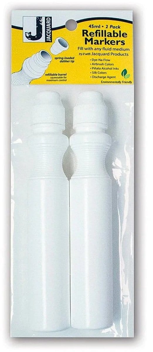 Jacquard hervulbare markers 45 ml set van 2 - creatieve knutselmarkers.