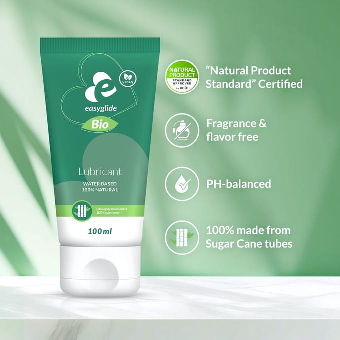 EasyGlide - Bio & Natural Glijmiddel op Waterbasis - Geurvrij - 100 ml
