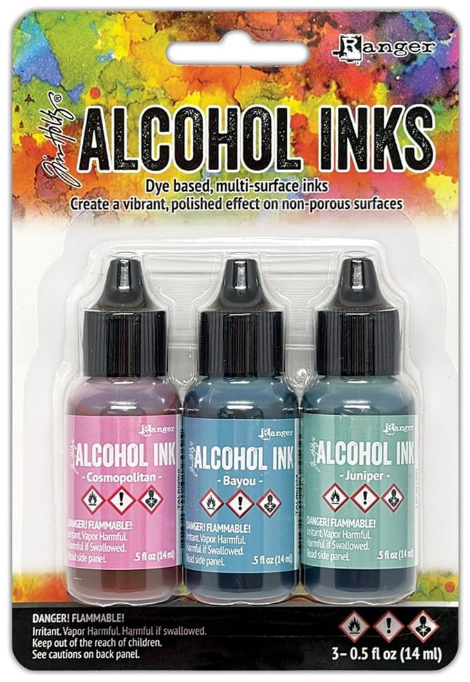 Tim Holtz Alcohol ink kit Getaway 3 x 14 ml