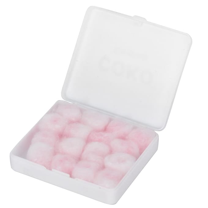 Bouchons d'oreille en coton ciré à réduction de bruit et étanches pour adultes et enfants - Protection auditive white
