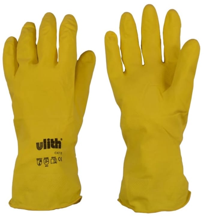 Industriële handschoenen Latex-Rubber Maat XL/10 geel