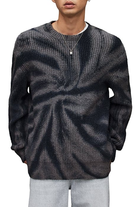 AllSaints Camden Crew Charcoal Taglia: XXL | Maglioni a maglia Outlet | Uomo | Nero