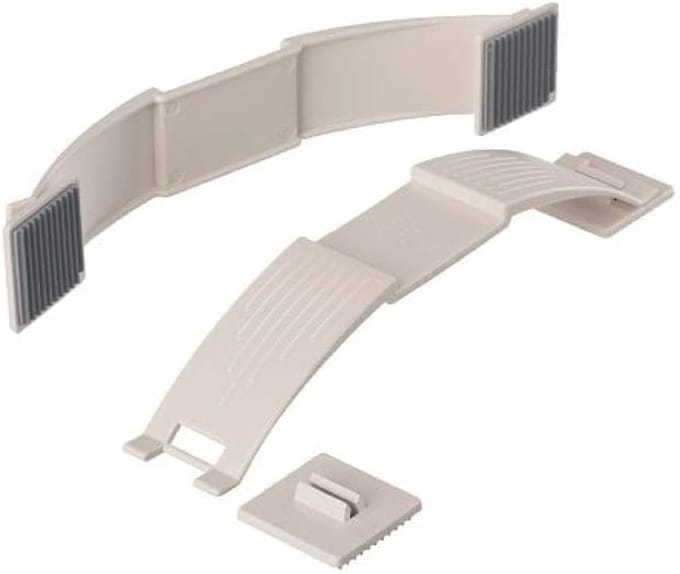 Deurstopper - Vloerstopper - Deur openhouden - Kindveilig - 23 cm - Wit