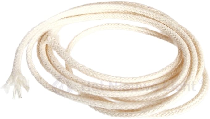 Het Nieuwe Licht® - Olielamp lont - rond 2mm - met kern - 1mtr