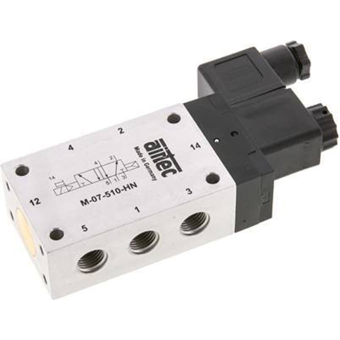 5/2 G1/4'' Magneetventiel 230V AC 1.5-10bar/21.0-140psi Airtec