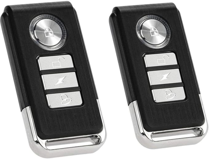 Afstandsbediening Set - Draadloze Zenders - Alarm Bediening - Set van Twee - Compact Formaat