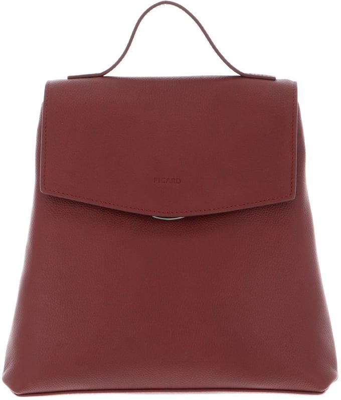 PICARD Leren vrijetijdsrugzak rugzak Luis Backpack Rot donkerrood