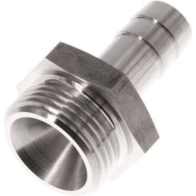 G 3/4'' Buitendraad x 13mm RVS Slangpilaar 40 Bar