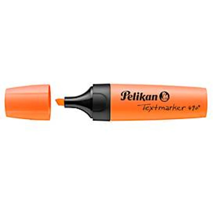 Pelikan Textmarker 490 - Markeerstift - Oranje - 10 stuks