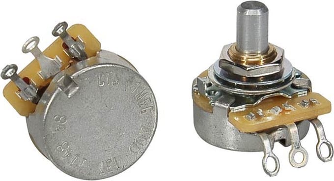 CTS CTS1MEG-A58 1 MEG (1000K) Audio Potentiometer – Solid Shaft, .250 Bushing (USA Made)