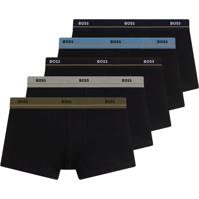 Boss Essential Trunk Boxershorts Heren (5-pack) - Maat S