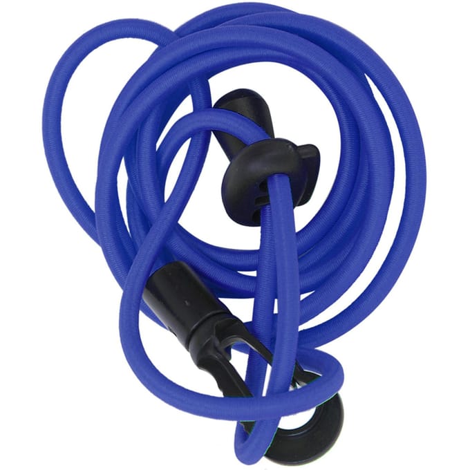Doe-het-zelf Elastisch Kajakpeddel Leash Bungee Touw Gesp Combinatie Lanyard Kano AccessoireBlauw blue