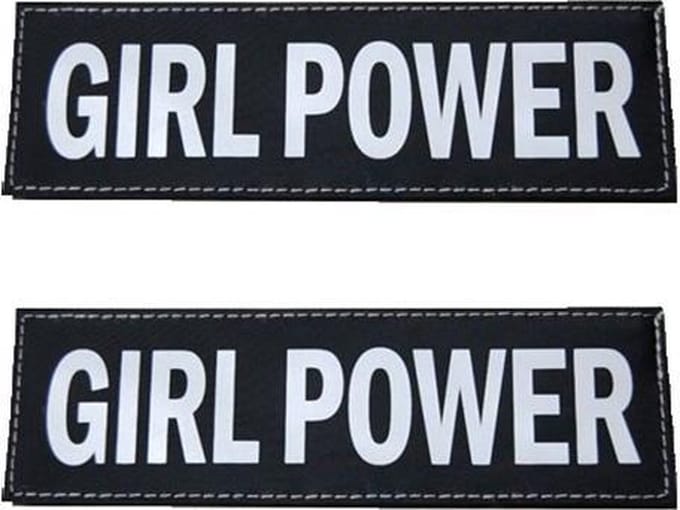 Ezydog Harnas Side Patch - Girlpower - 5x16 cm