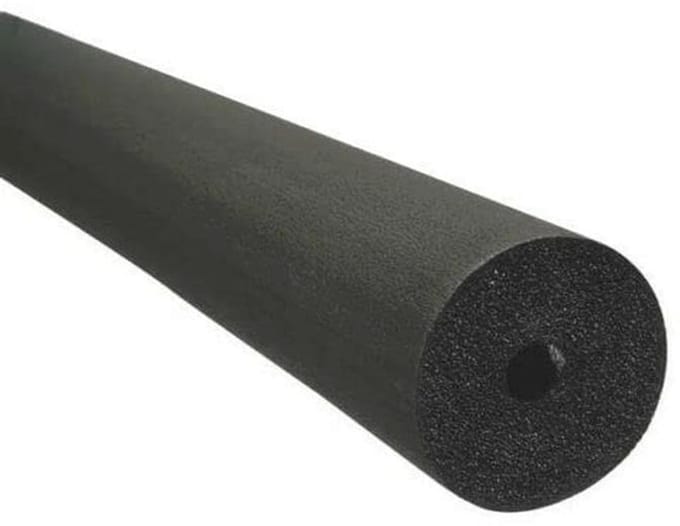 Buisisolatie rubber 9 - 19 mm, 2 m, zwart