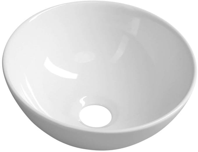 Sapho Aster Keramische waskom Ø28cm, wit