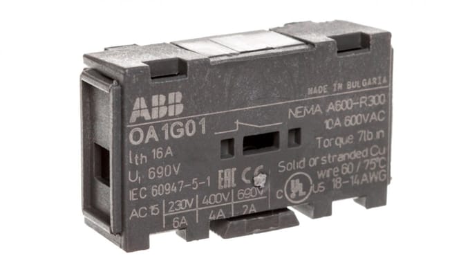 ABB SwitchLine Hulpcontactblok - 1SCA022353R4890