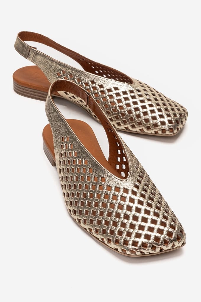Delizia Leren Slingback Schoen