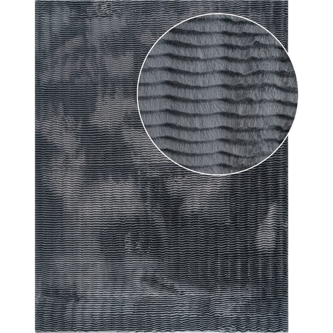 Vachtkleed Arnia antraciet 60x100 cm