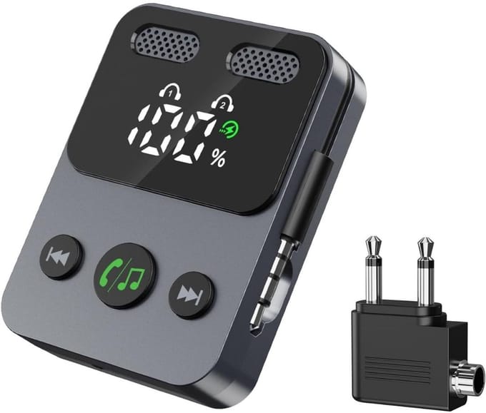 Bluetooth Transmitter - Bluetooth Receiver - Adapter - Zwart